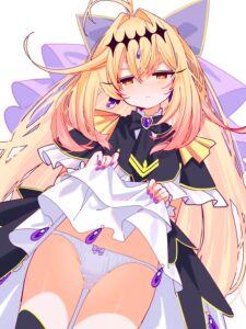 キュアアルカナ・シャドウちゃんのたくし上げパンチラ二次エロ画像
