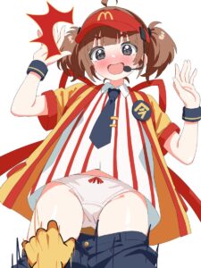 今だけダブチ食べ美ちゃんのパンツ丸見えずり下ろし画像！