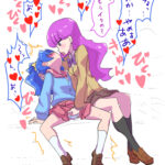 キラキラ☆プリキュアアラモードの琴爪ゆかりちゃんと剣城あきらちゃんの濃厚百合エッチ画像