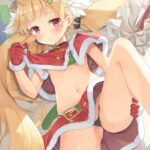 アズレンのエルドリッジちゃんのクリスマスみたいな聖夜のだっこ衣装の二次画像