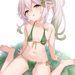 原神のナヒーダちゃんの健全健康極まりないビキニ姿の二次画像