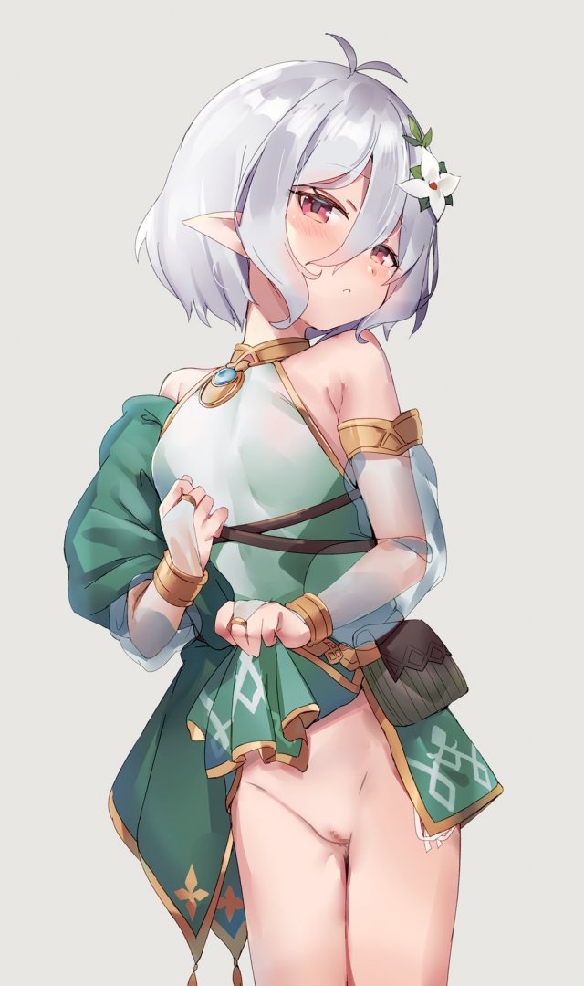 たんプリのキュアアルカナ・シャドウちゃんのノーパンたくし上げマン見せ二次エロ画像