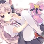 アズールレーンの如月ちゃんの眩しい白タイツ画像