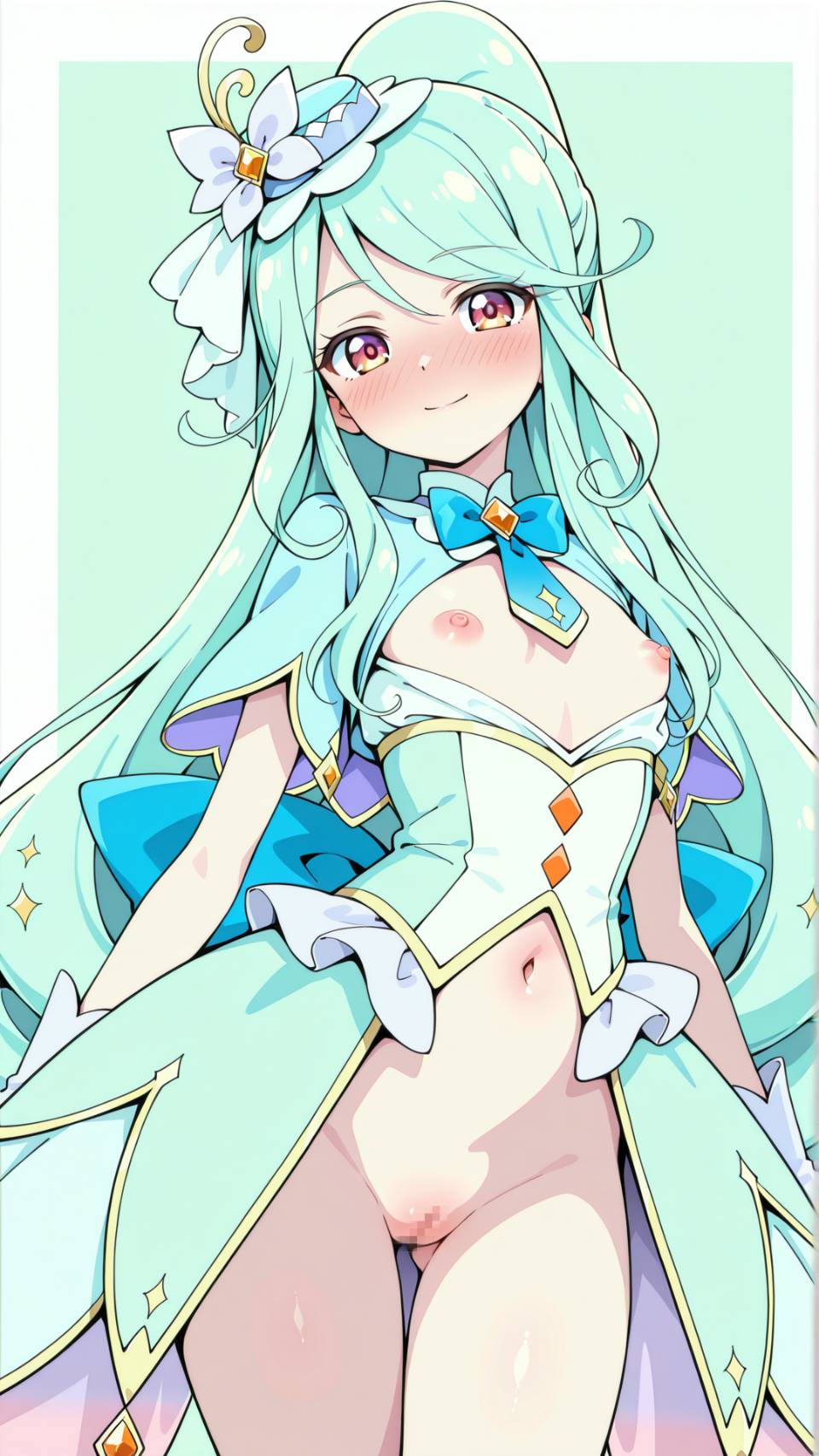 名探偵プリキュアのかわいいちっぱいキュアエクレールの二次エロ画像
